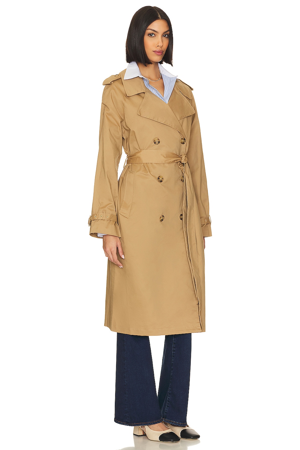 Chino Trench Coat - Thumbnail 5