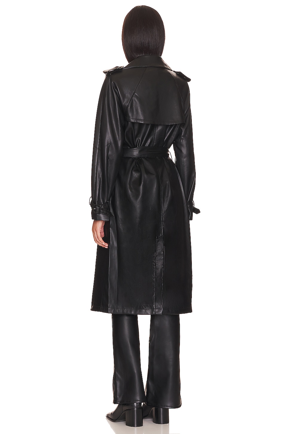Good Trenches Good American Trench Coat in Black001 | REVOLVE
