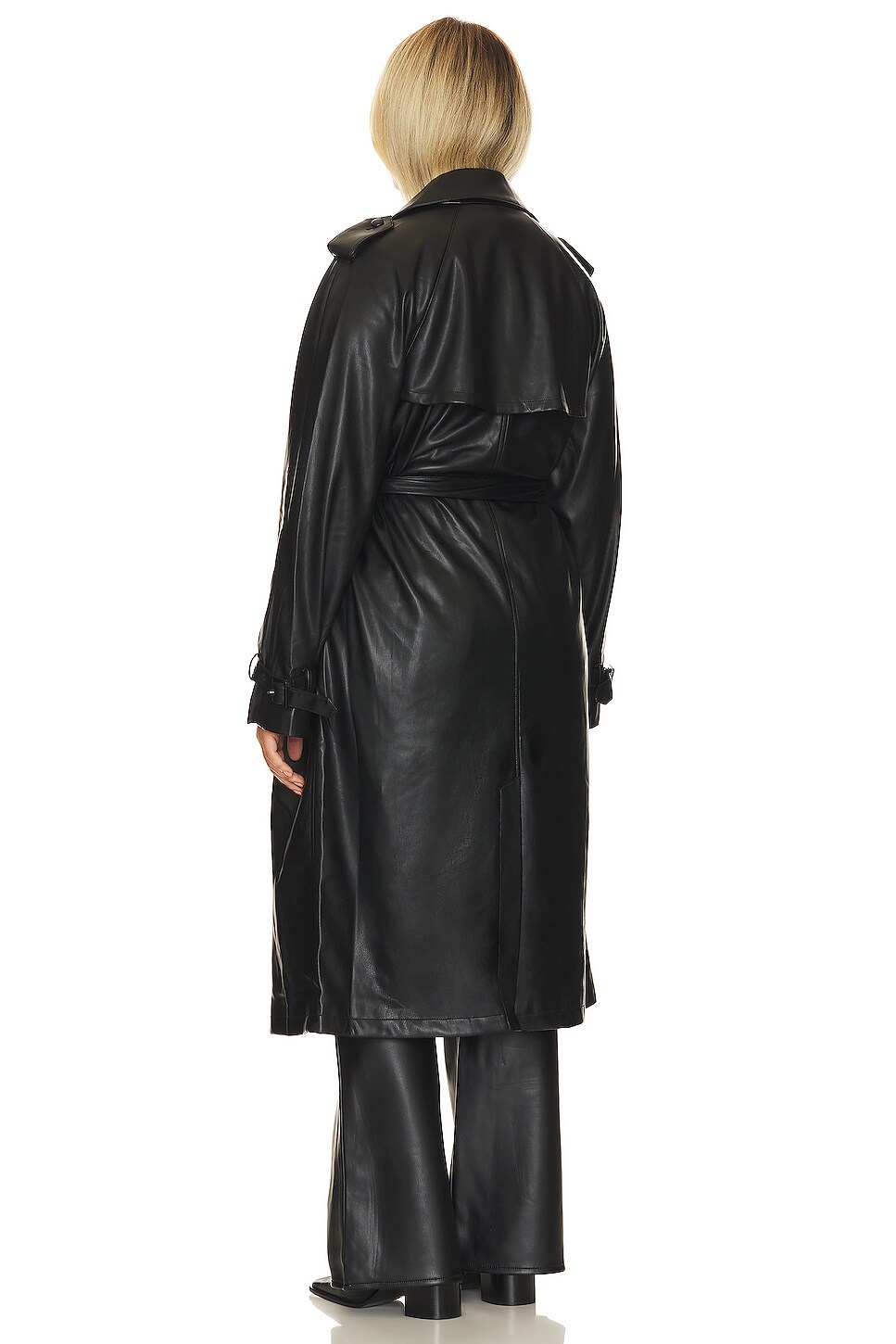 Good Trenches Good American Trench Coat in Black001 | REVOLVE