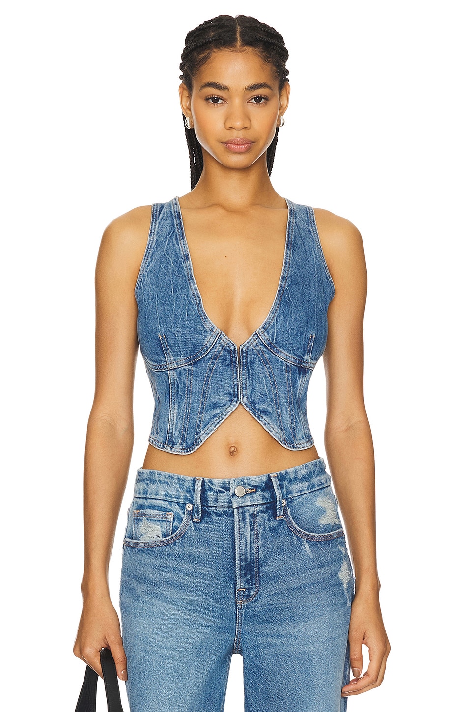 Denim vest women hotsell