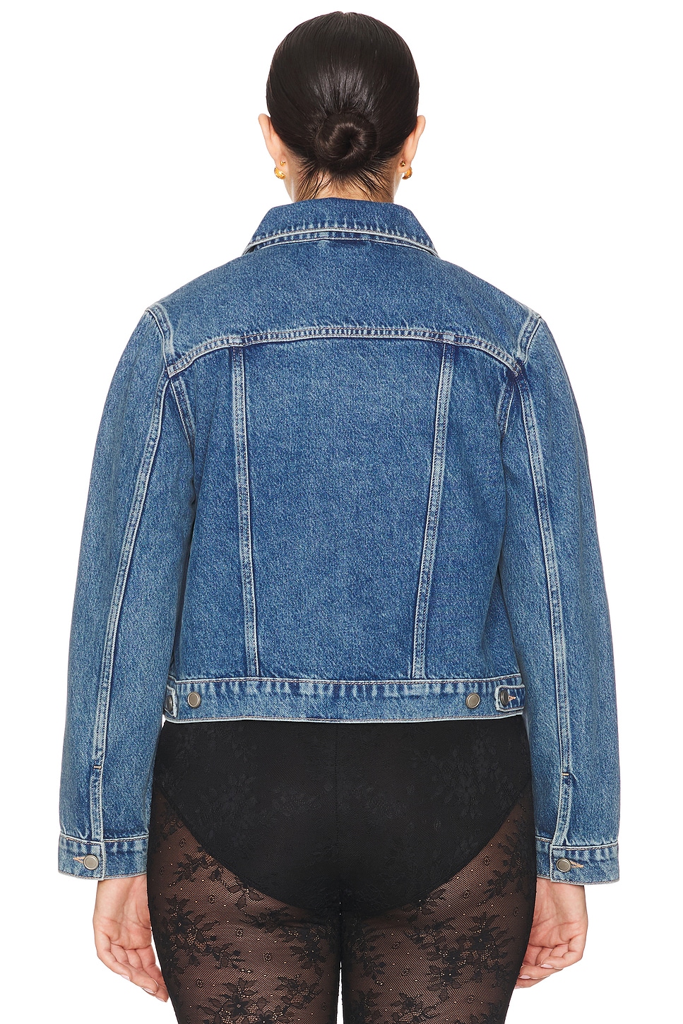 Good American Shrunken Trucker Jacket thumbnail