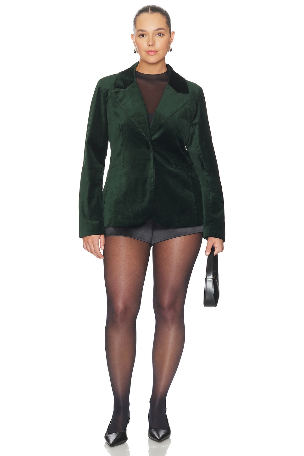 Velvet Sculpted Blazer