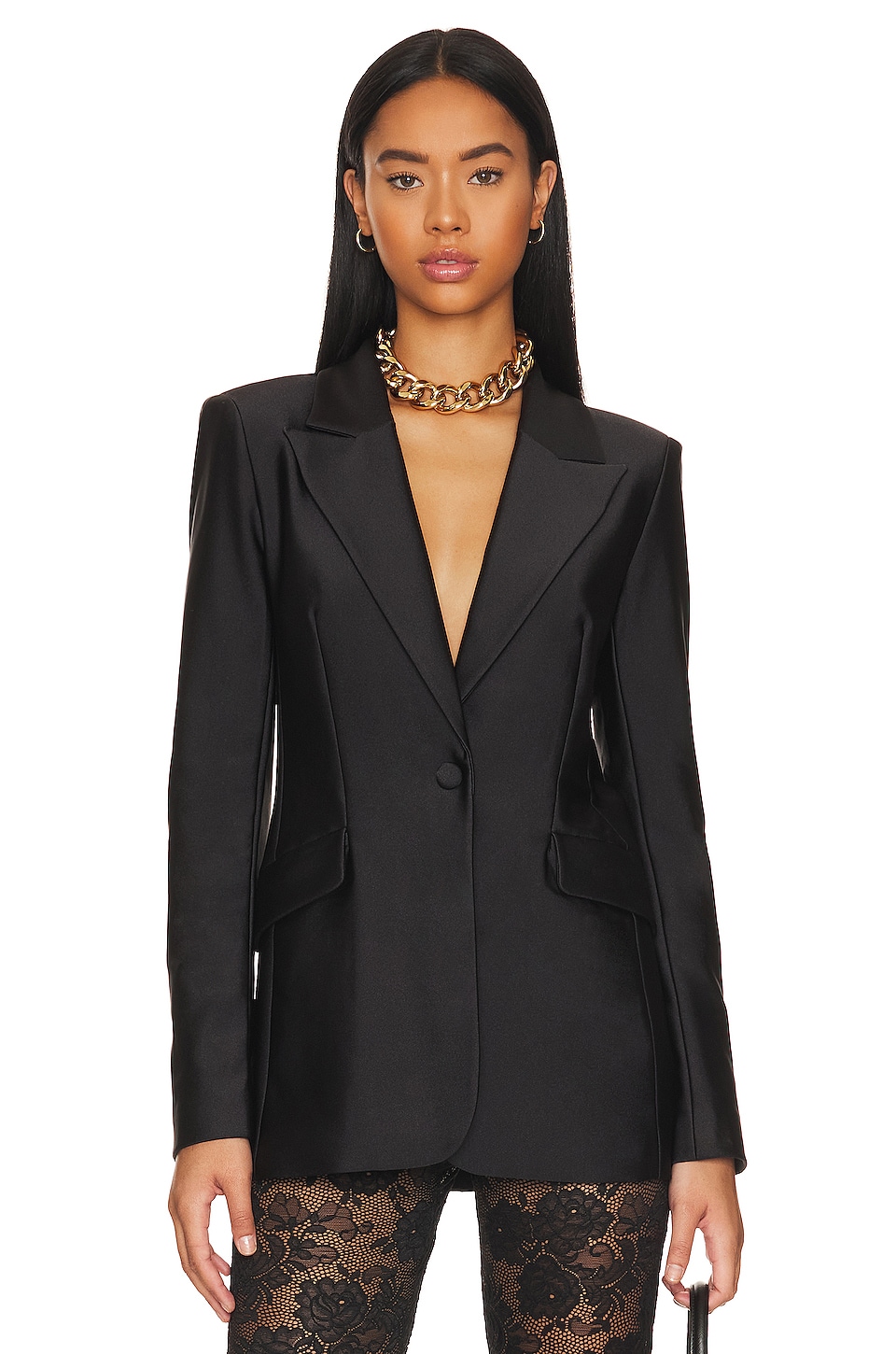 Good American Disco Sculpted Blazer