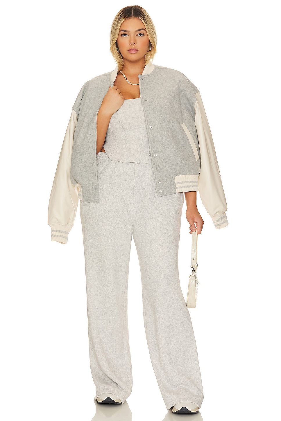 Brushed Fleece Wide Leg Pant