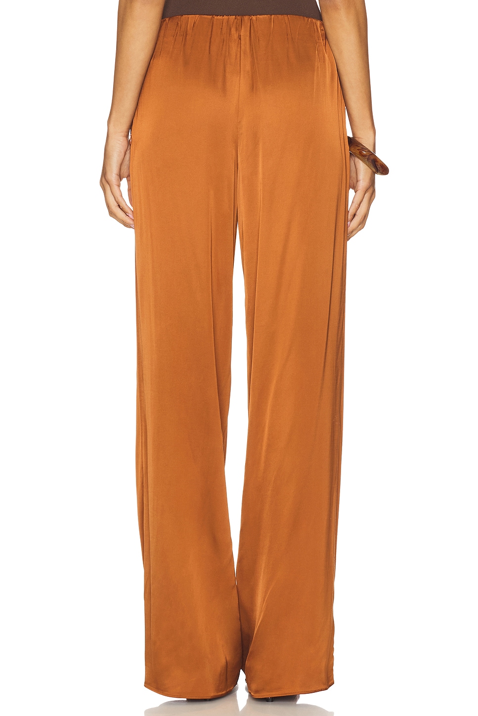 Satin Pull-on Pants - Thumbnail 4