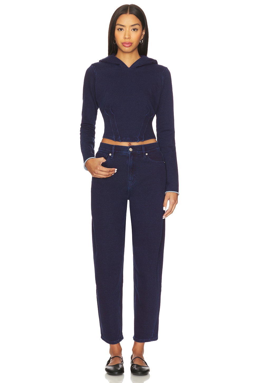 Good American Jeanius Barrel Sweatpants