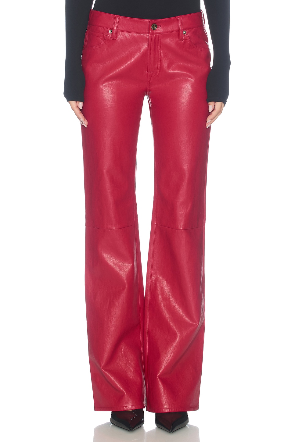 Good American Better Than Leather Vintage Low Rise Pant