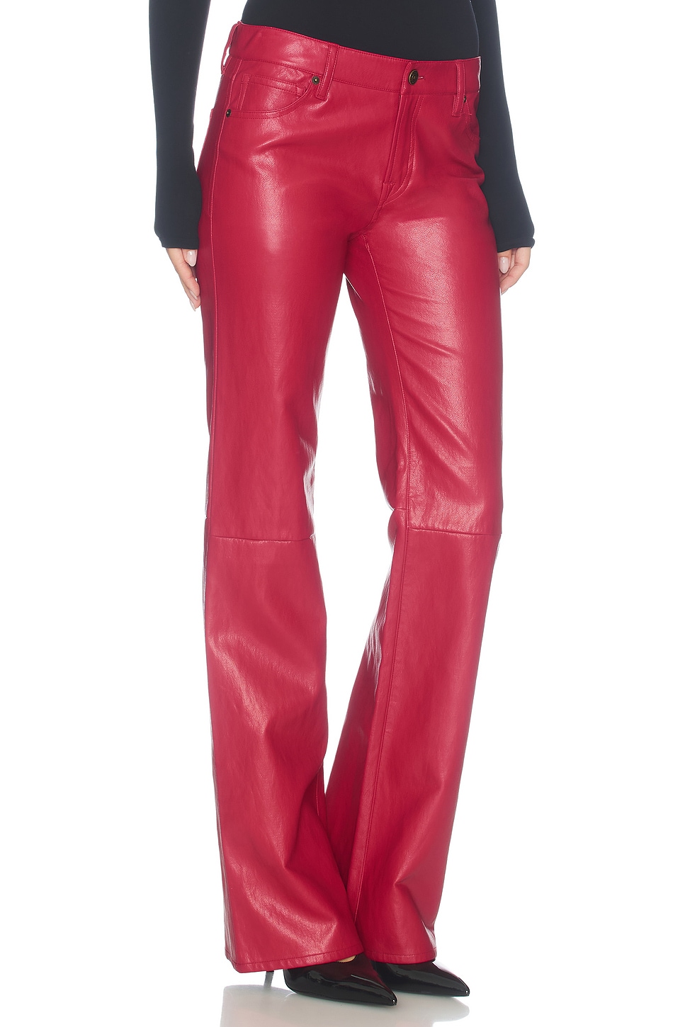 Good American Better Than Leather Vintage Low Rise Pant