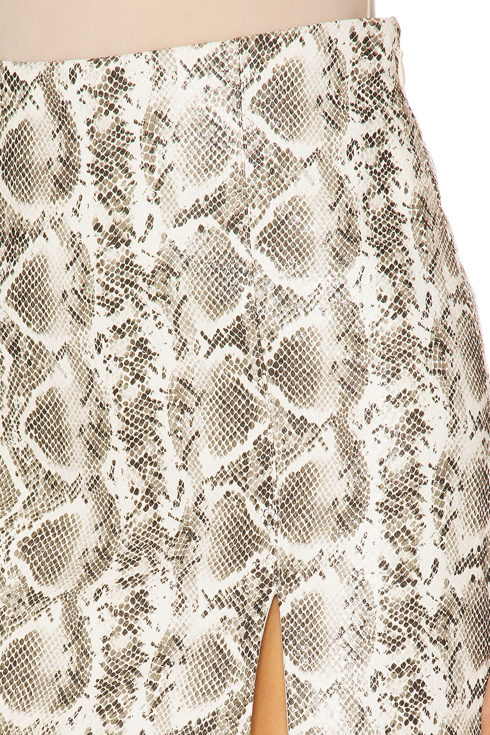 Faux Snake Print Mini Skirt - Thumbnail 11