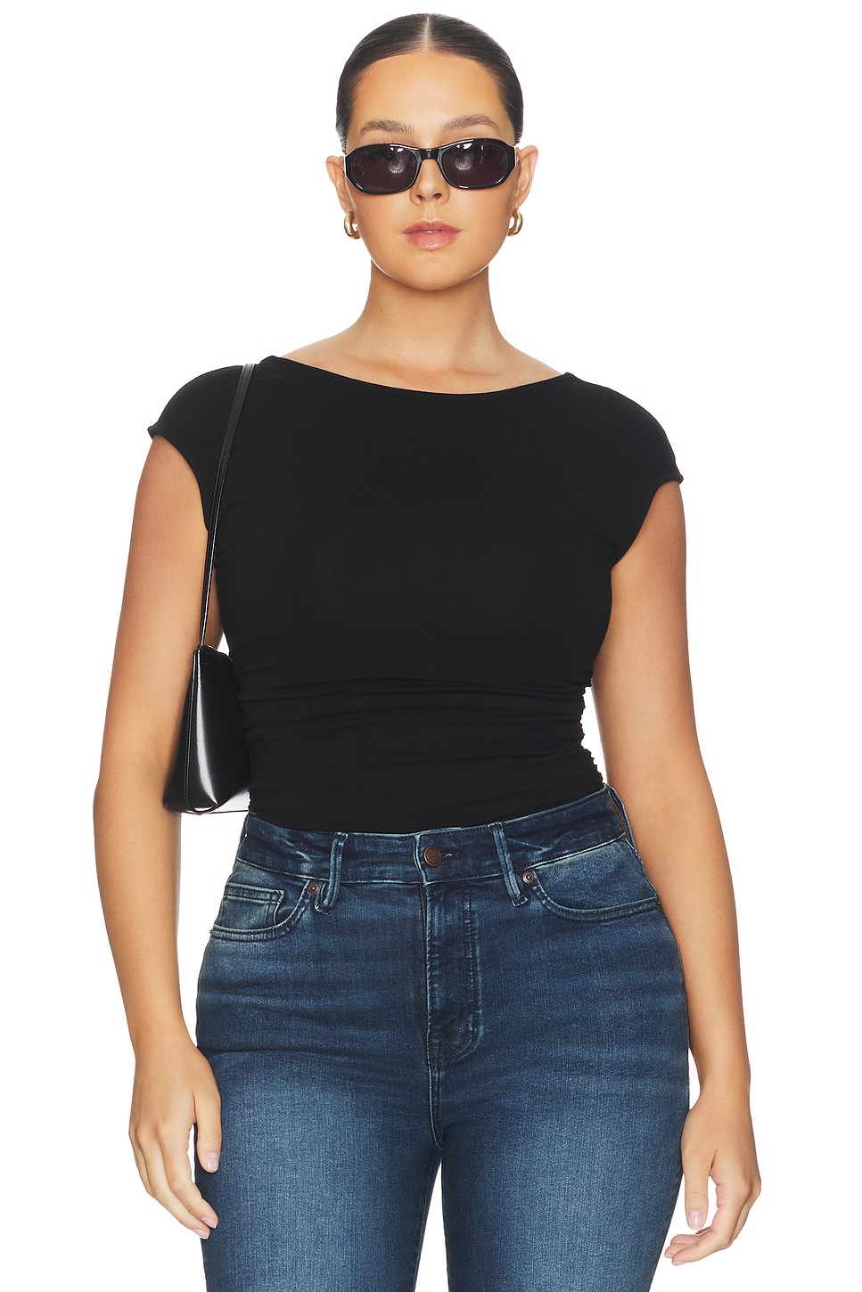 Super Stretch Open Back Bodysuit - thumbnail 3