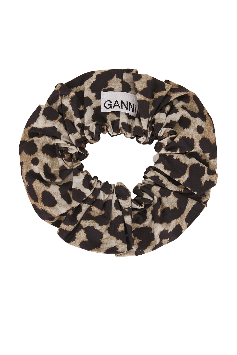 今年人気のブランド品や Scrunchie Cotton Printed Ganni in REVOLVE | Leopard ヘアアクセサリー