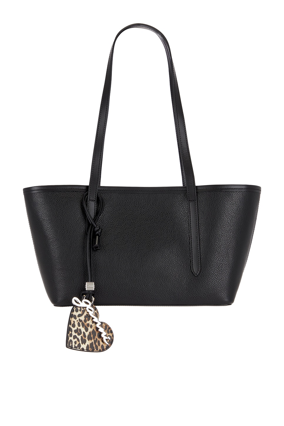 GANNI Bou Leopard Heart Mirror バッグチャーム Ganni Leopard Bou Heart Mirror | Liberty