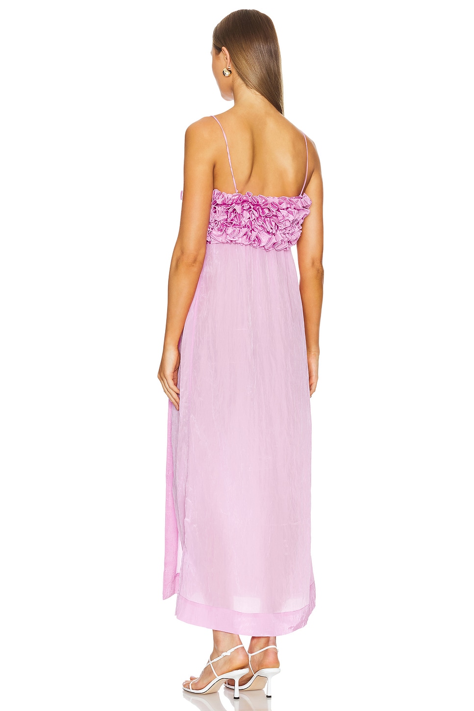 ★Ganni★スモーキング ストラップ ドレス 楽天市場】GANNI ガニー ワンピース Cotton Poplin Maxi Strap