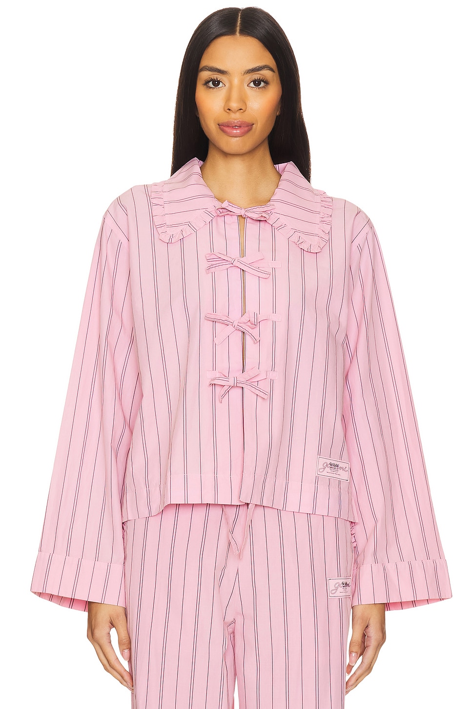 Stripe Cotton Pyjamas Shirt