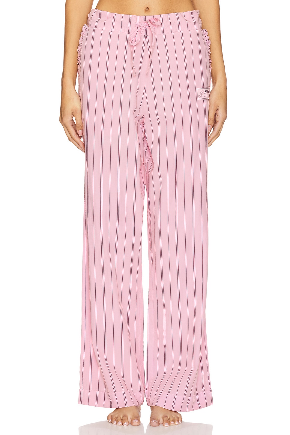 Ganni Stripe Cotton Pyjamas Pants