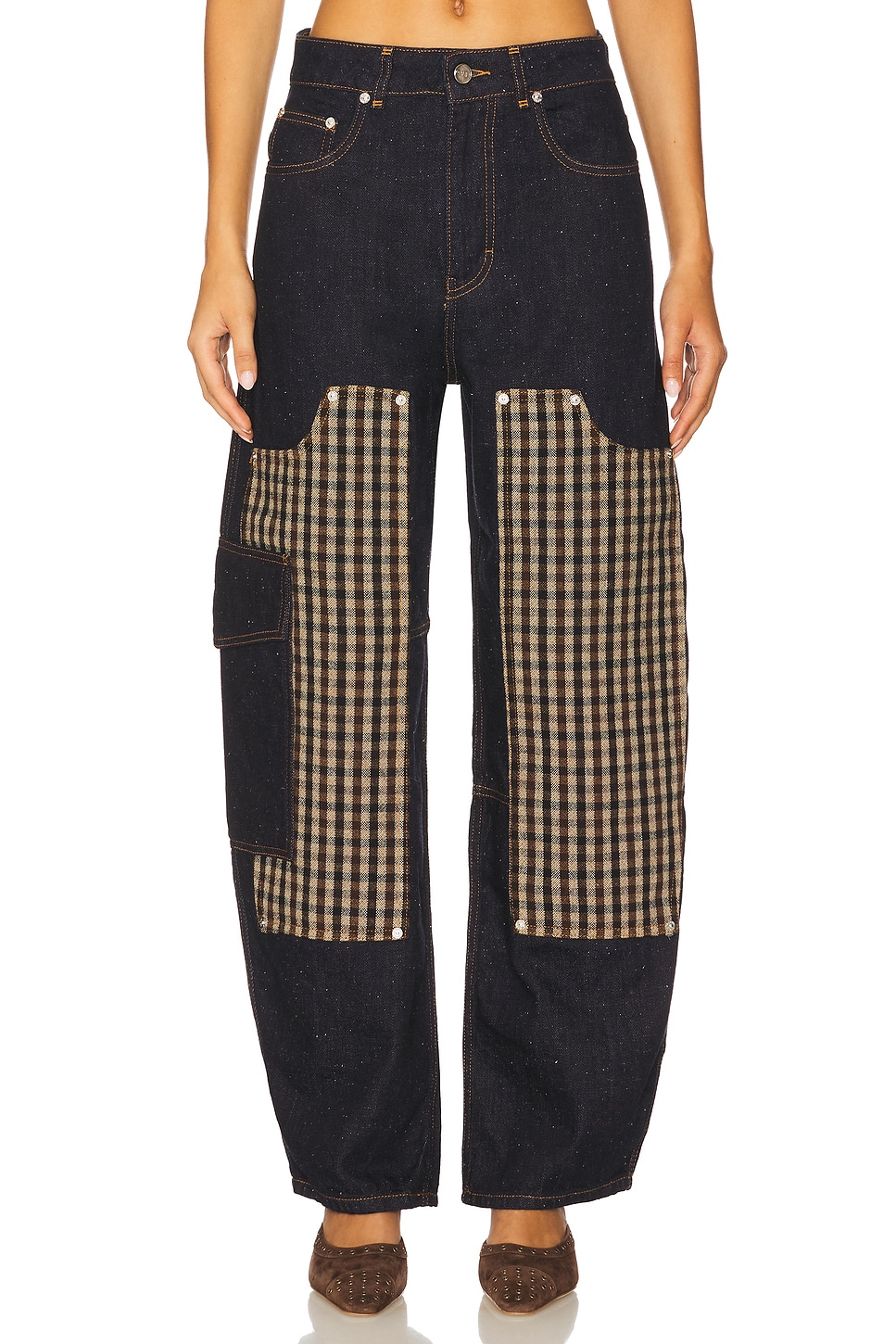 GANNI Neppy Denim Carpenter Jeans
