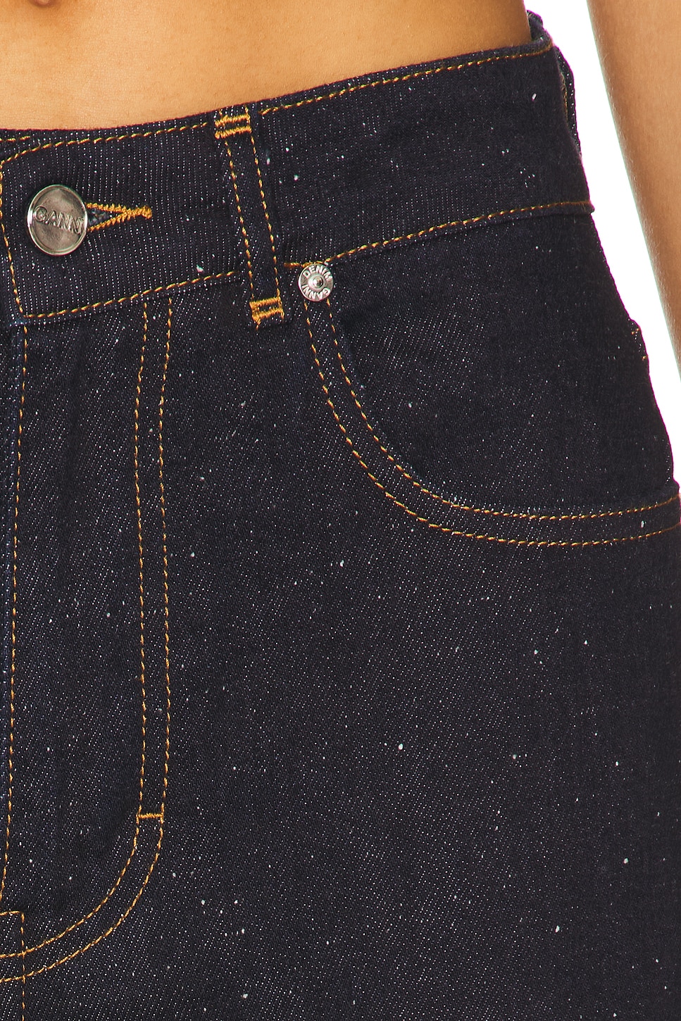 GANNI Neppy Denim Carpenter Jeans