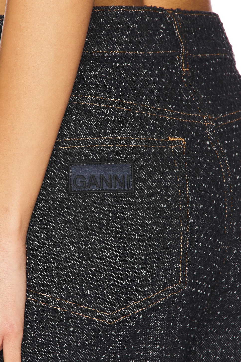 Ganni Fluffy Denim Carpenter Jeans in Black | REVOLVE Ganni Fluffy Denim Carpenter Jeans in Black | REVOLVE