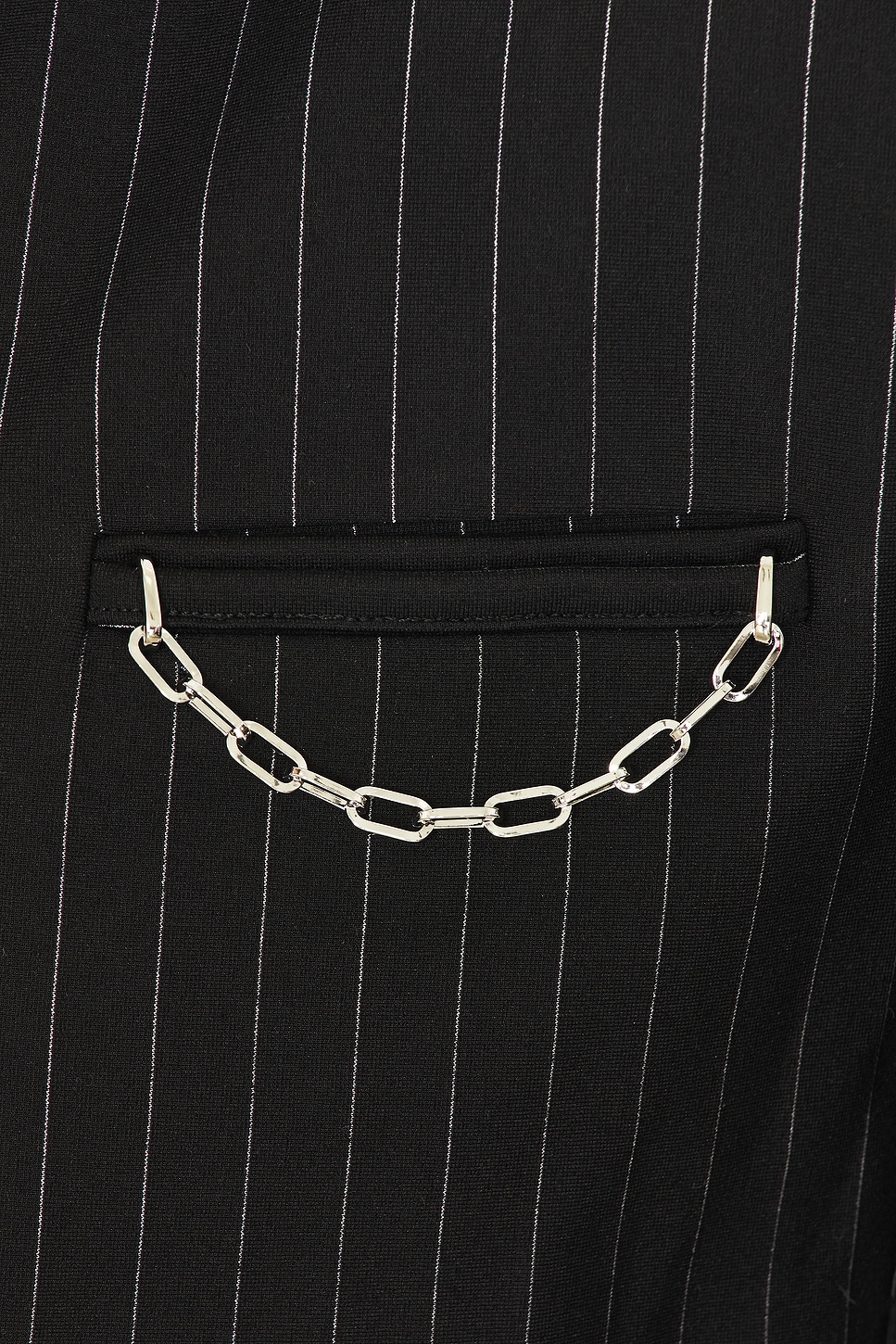 Compact Stripe Jersey Short Blazer - Thumbnail 5
