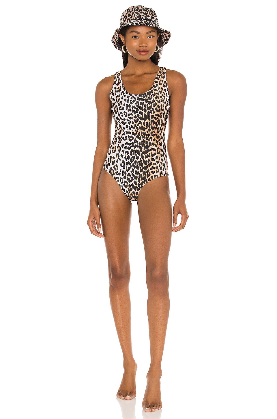 ganni one piece swimsuit