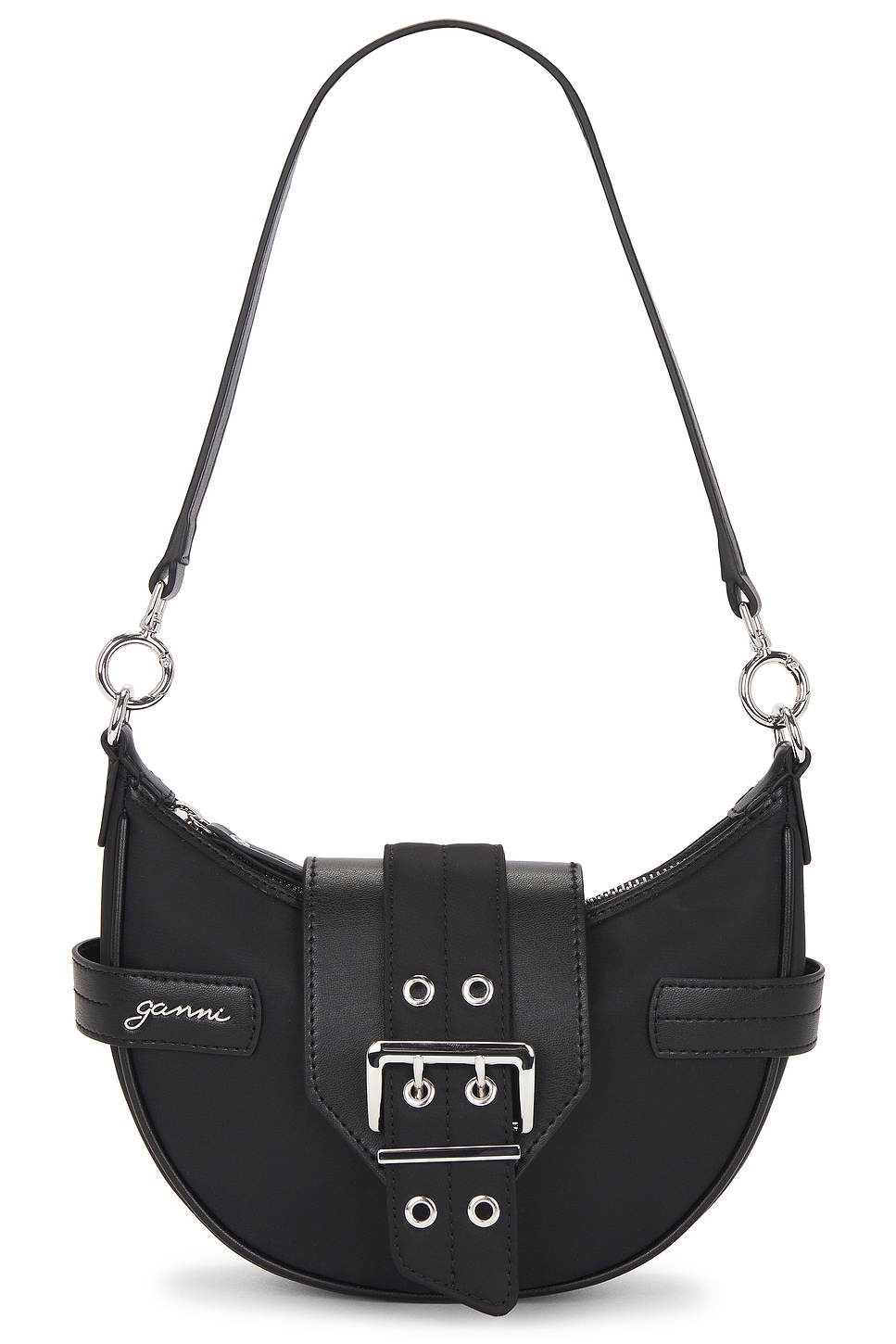 Ganni■Bucky Bag Small Crossbody Nylon - Black Ganni Bucky Small Crossbody Nylon Bag in Black | REVOLVE