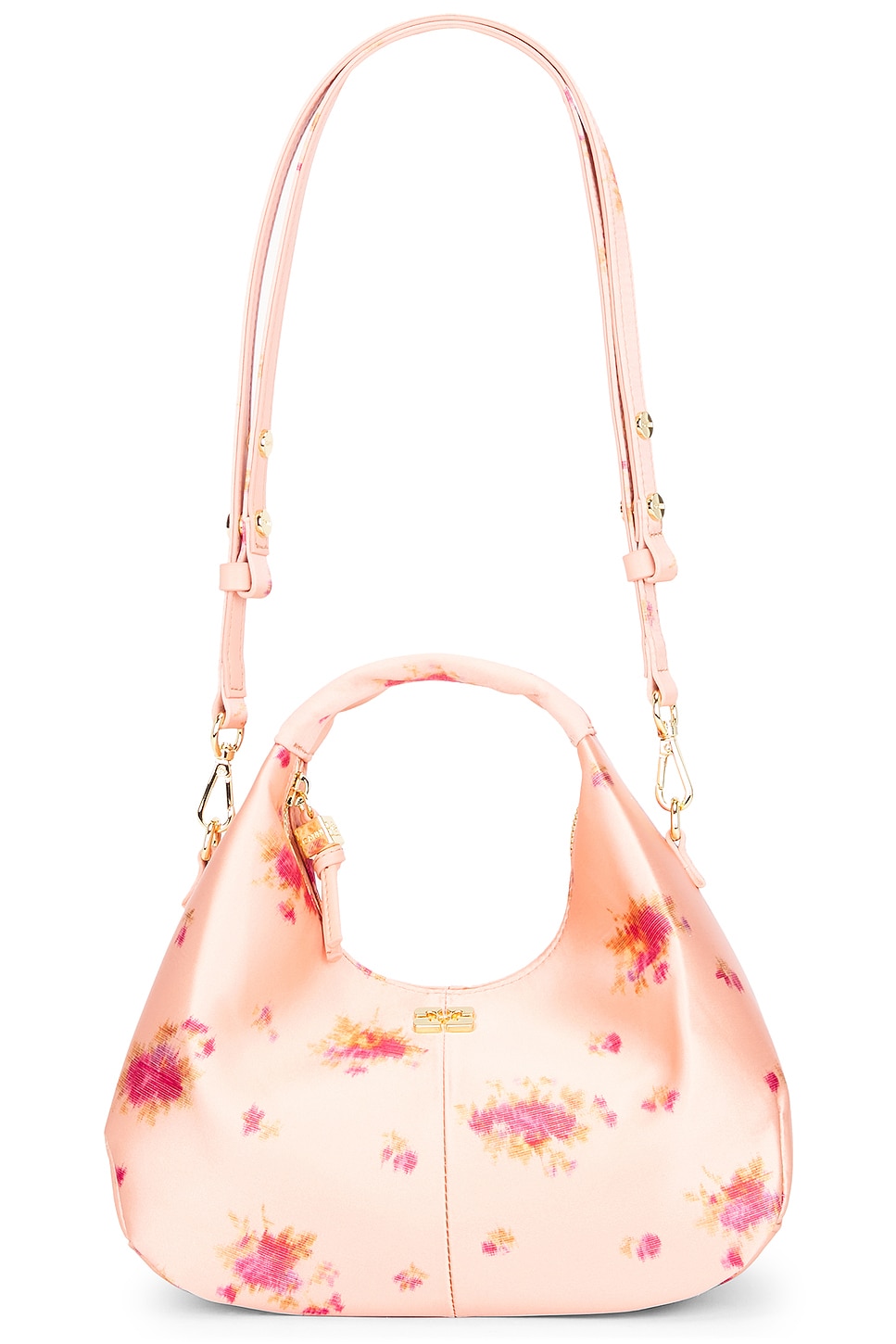 Hobo Mini Printed Satin Bag