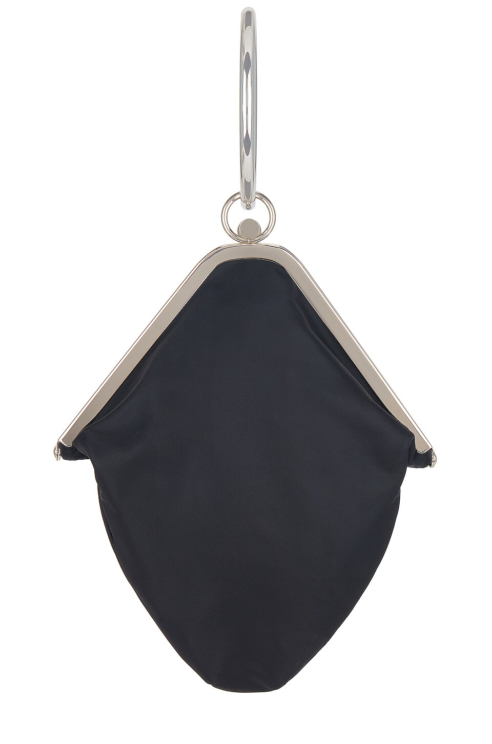 Ganni Diamond Bangle Clutch in Black
