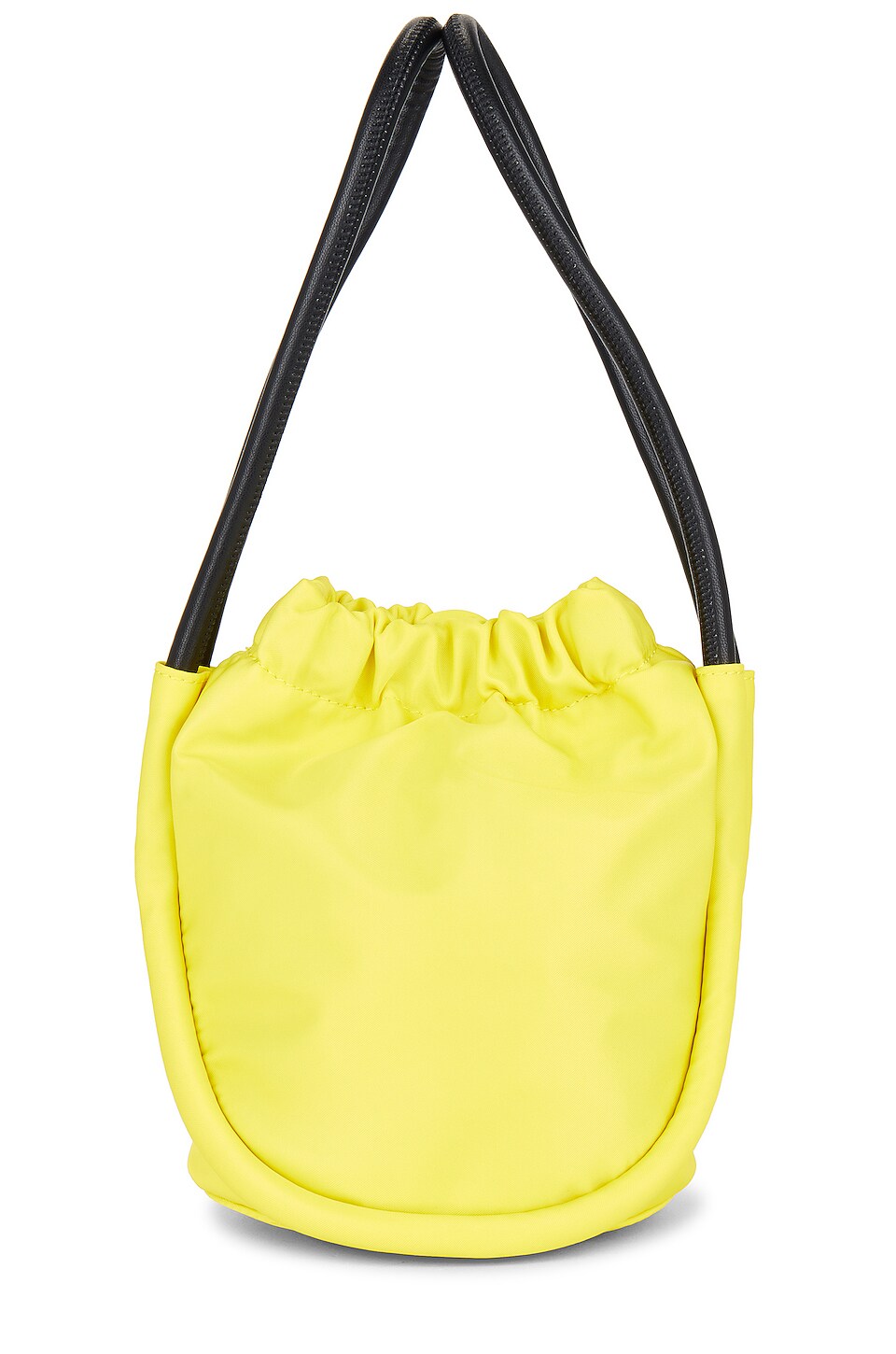 Ganni Knot Mini Purse in Blazing Yellow