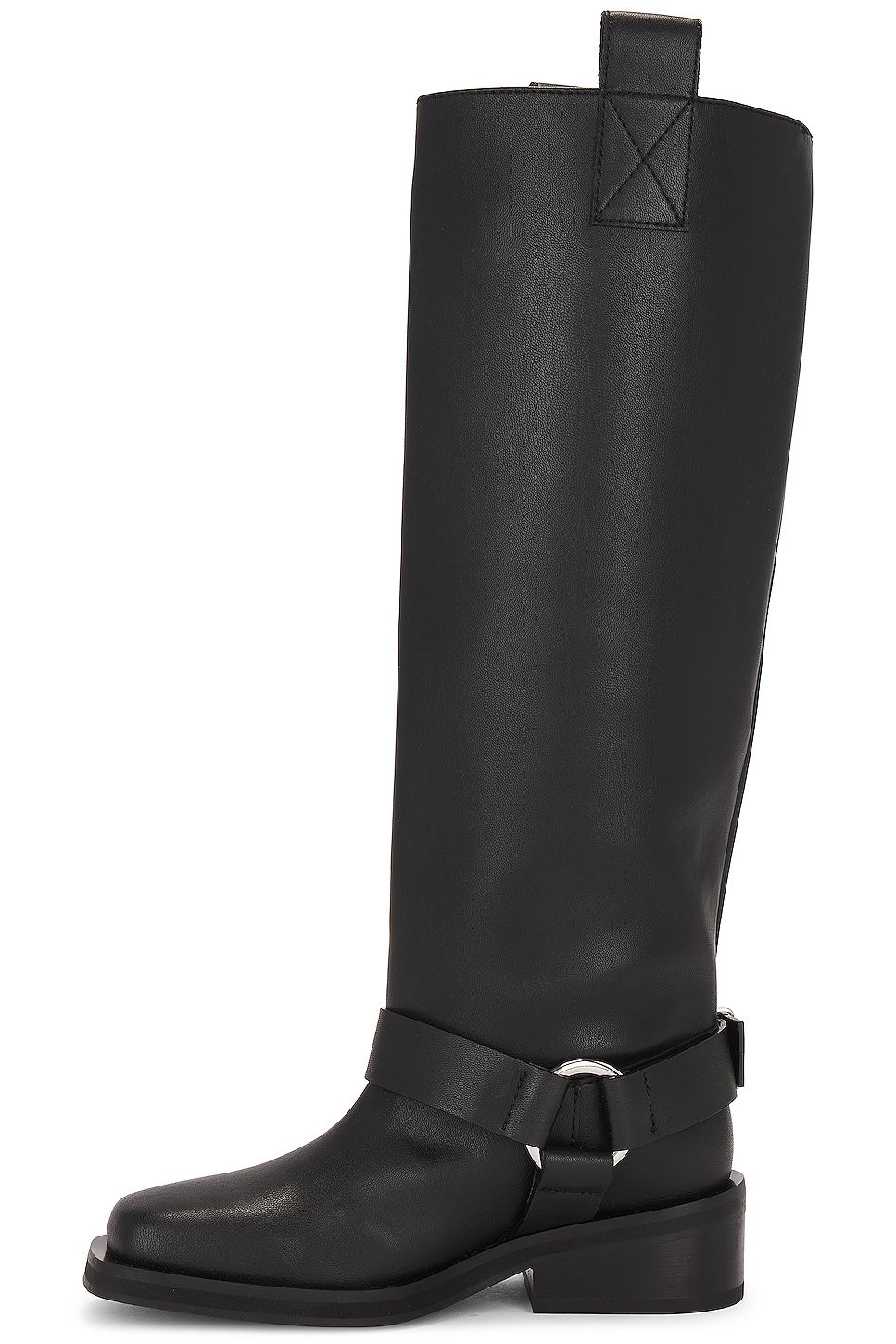 Ganni Biker Tubular Boot in Black | REVOLVE