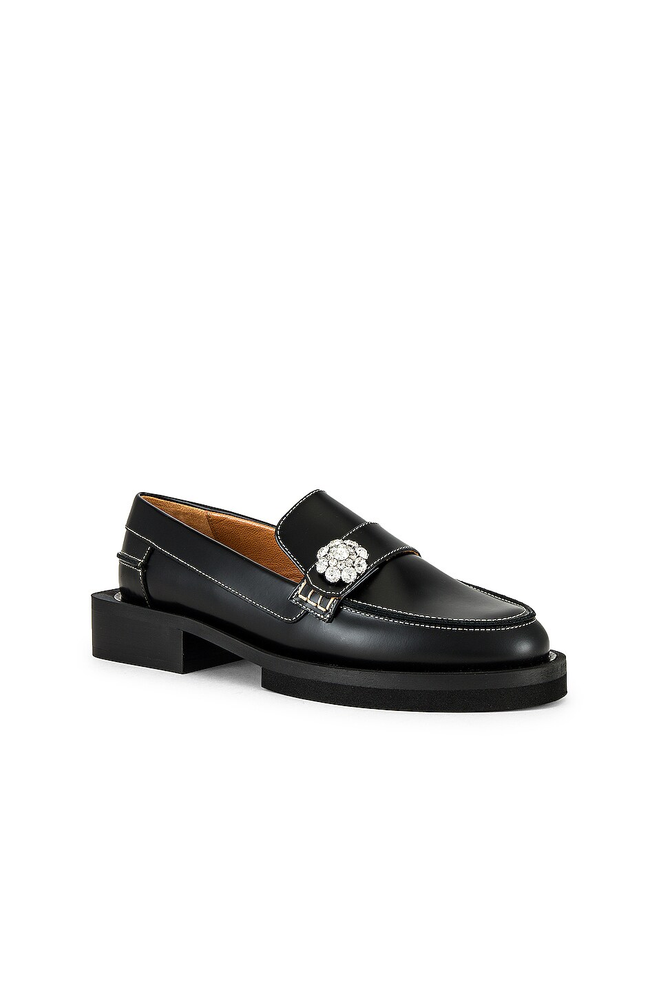 Ganni Jewel Oxford in Black