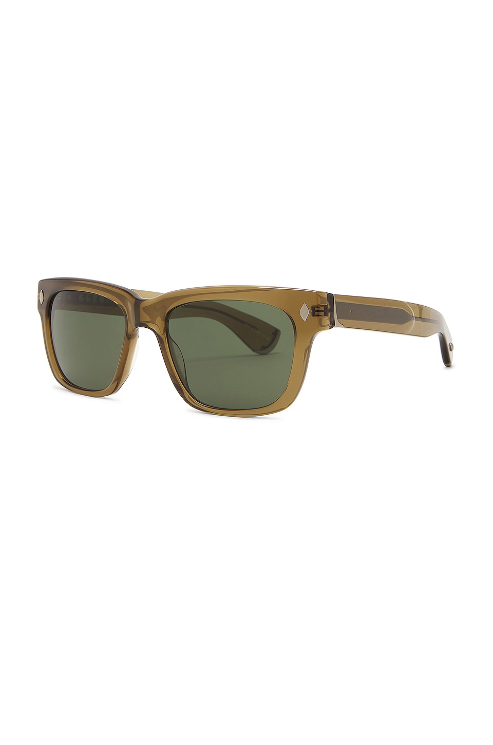 Garrett Leight Glco x Officine Generale Sunglasses in Olio & Pure G15