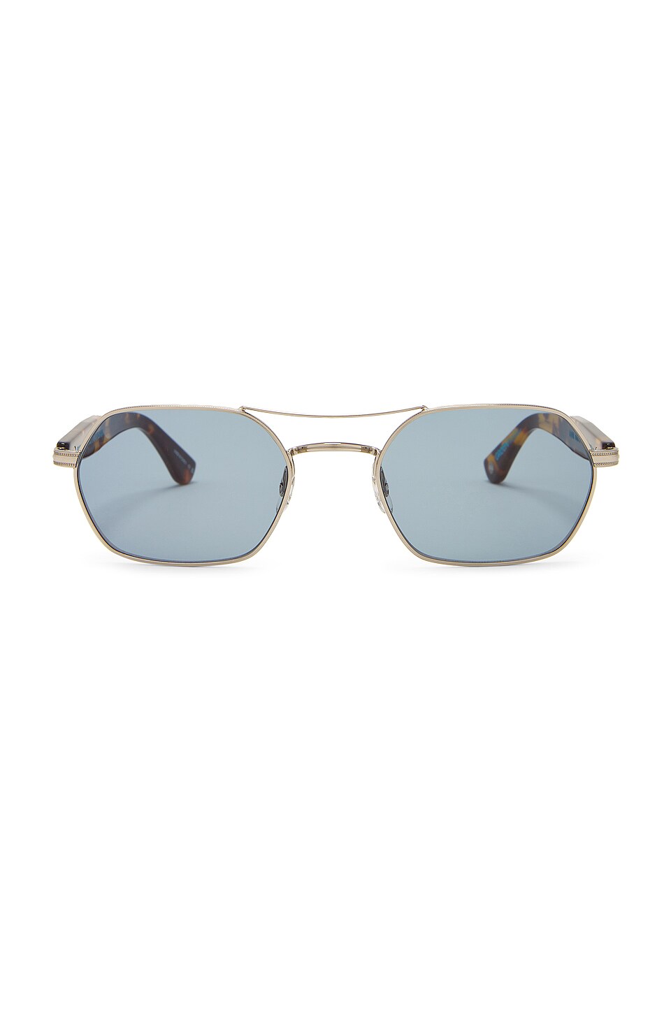 Garrett Leight Goldie Sunglasses in Brushed Silver