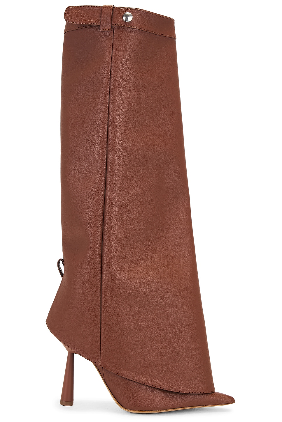 GIA BORGHINI Florence Boot in Brown | REVOLVE