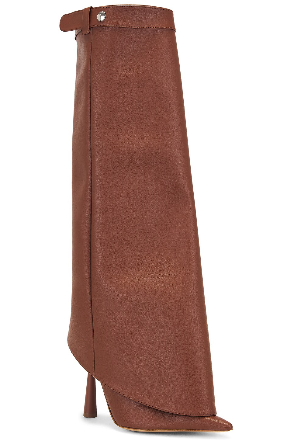 GIA BORGHINI Florence Boot in Brown | REVOLVE