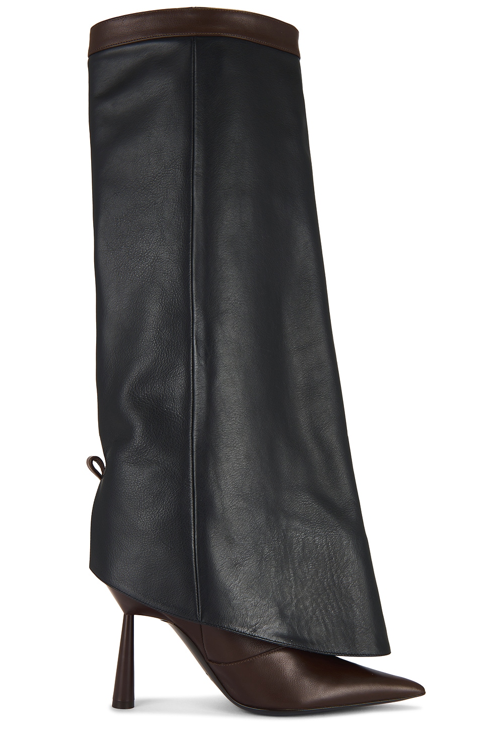 GIA BORGHINI Florence Boot in Black & Brown | REVOLVE