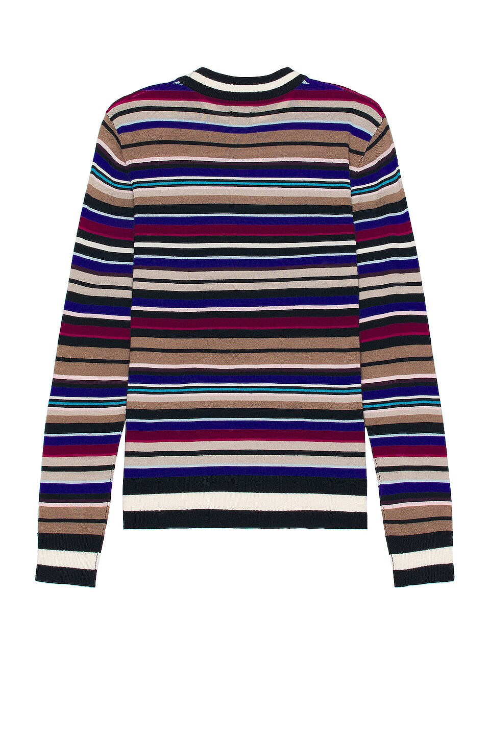 Good Man Brand Light Weight Merino Sweater in Navy Pink