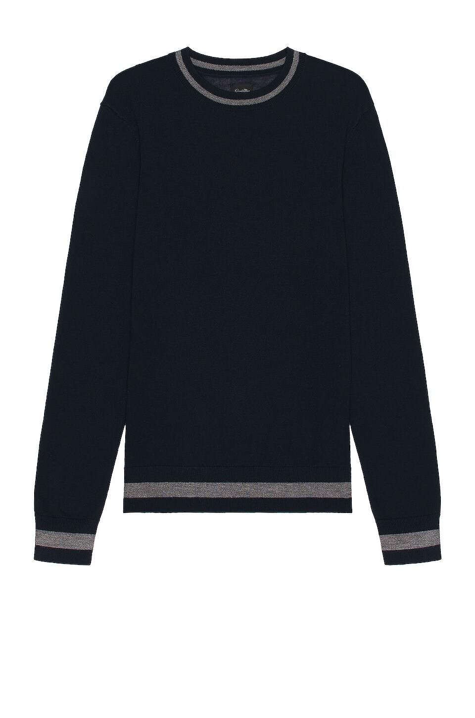 Good Man Brand Light Weight Solid Merino Sweater in Sky Captain