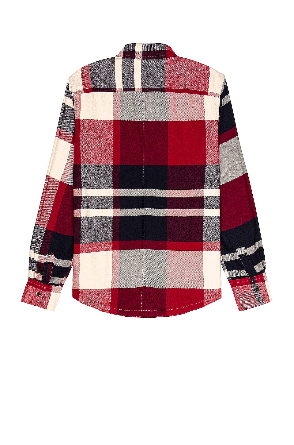 Good Man Brand Stadium Shirt Jacket in Red Plaid