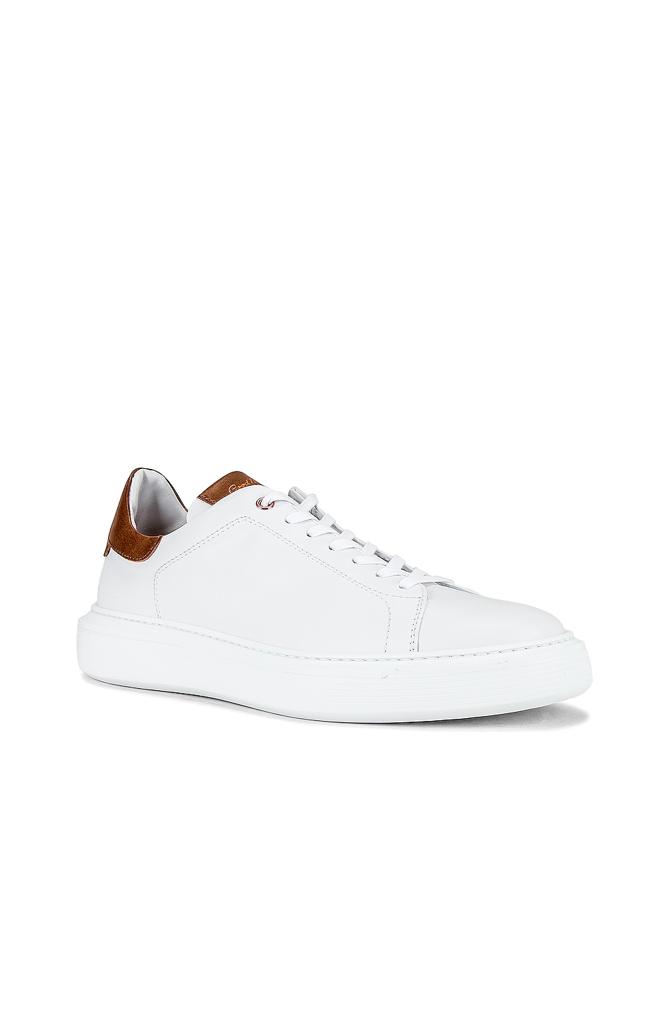 Good Man Brand New Classic Legend London Sneaker en White & Dark Vachetta