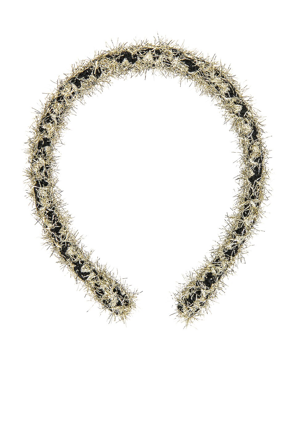 Gigi Burris Monique Headband in Black & Gold