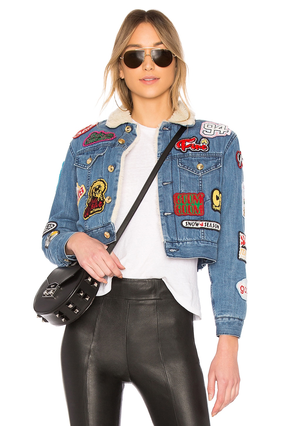 Patch Denim Jacket