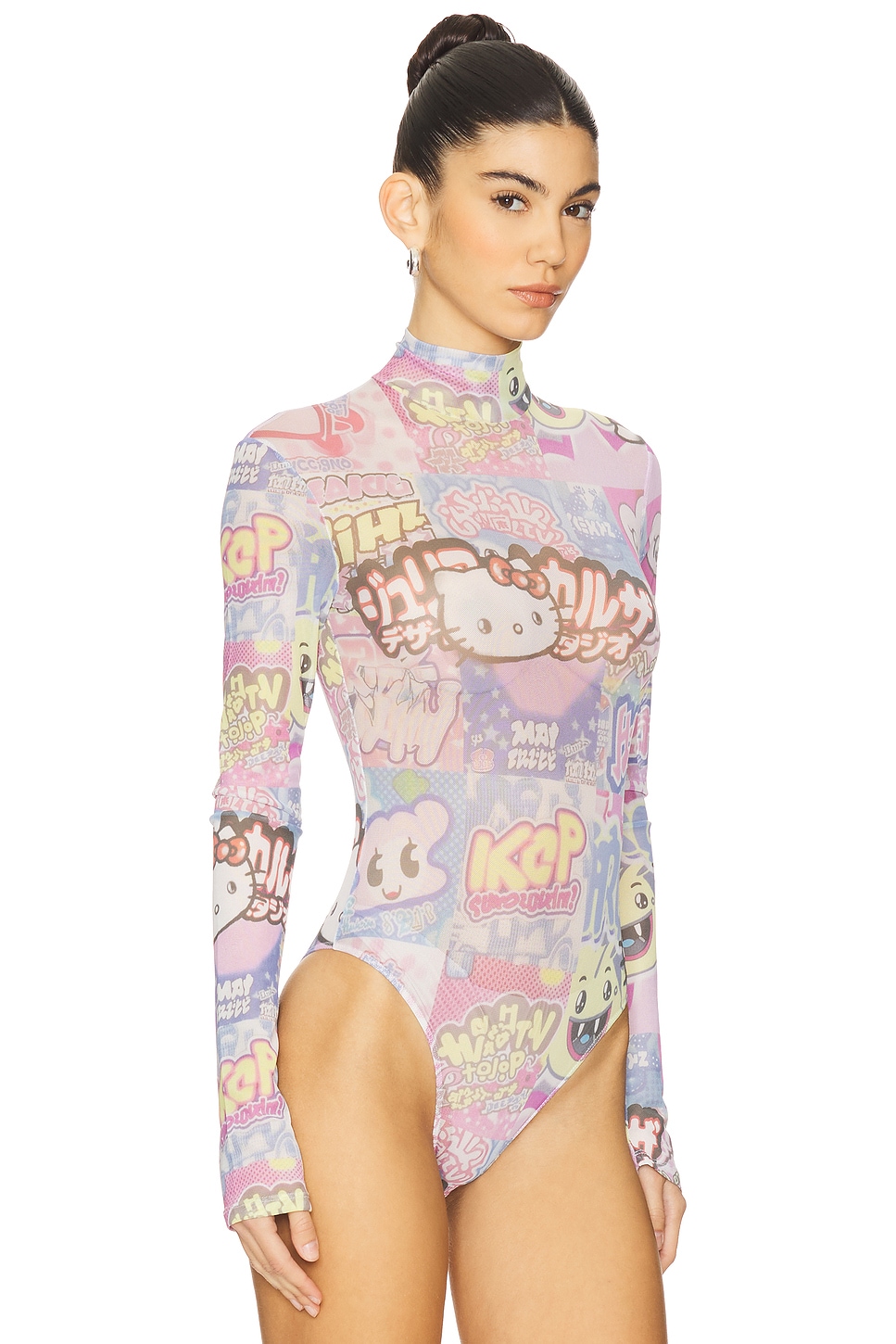 GCDS Hello Kitty Tulle Bodysuit