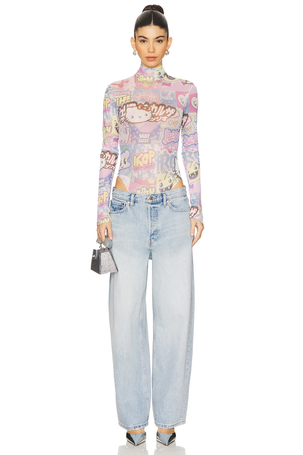 GCDS - Hello Kitty Tulle Bodysuit | Plush