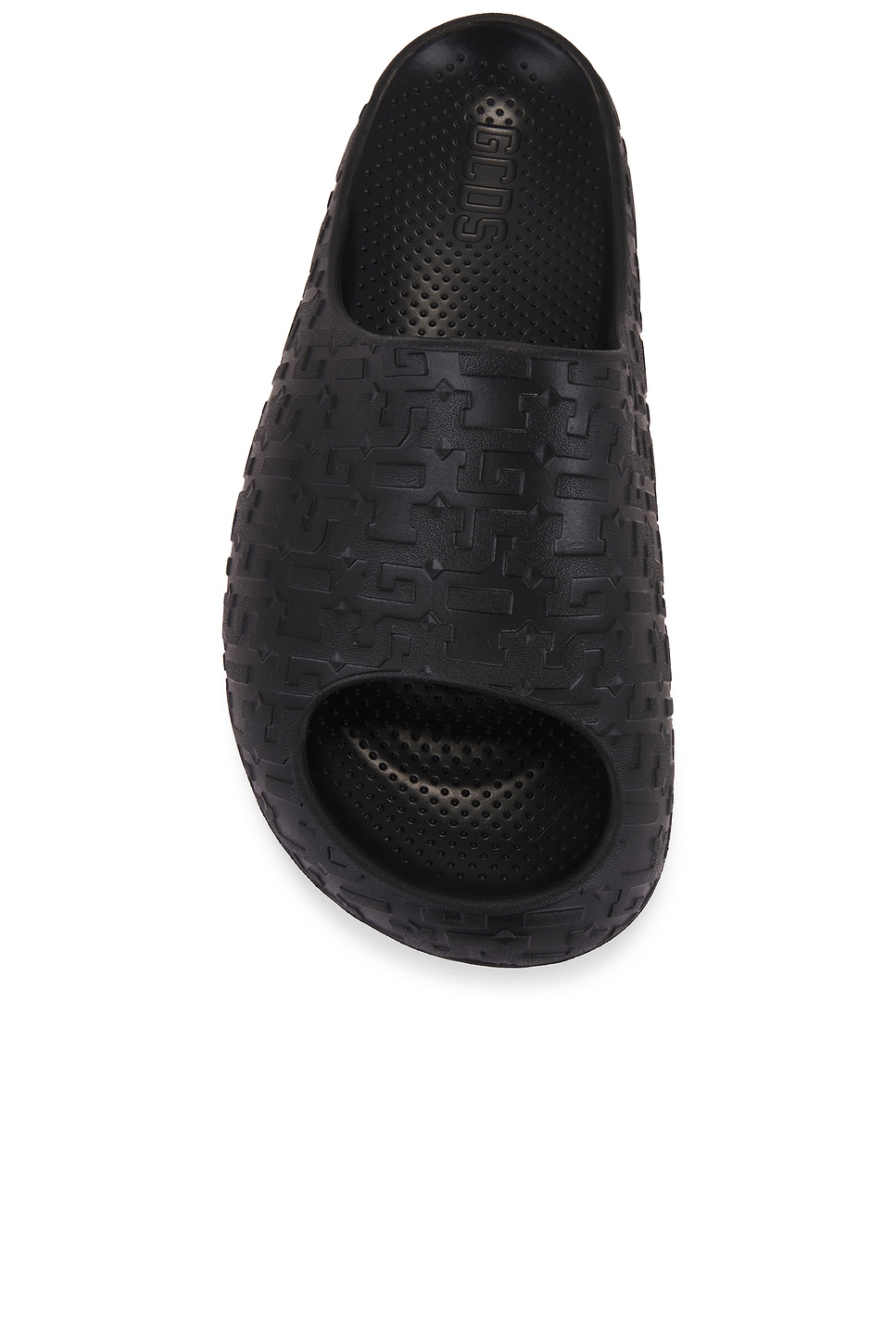 GCDS Monogram Slides in Black | REVOLVE