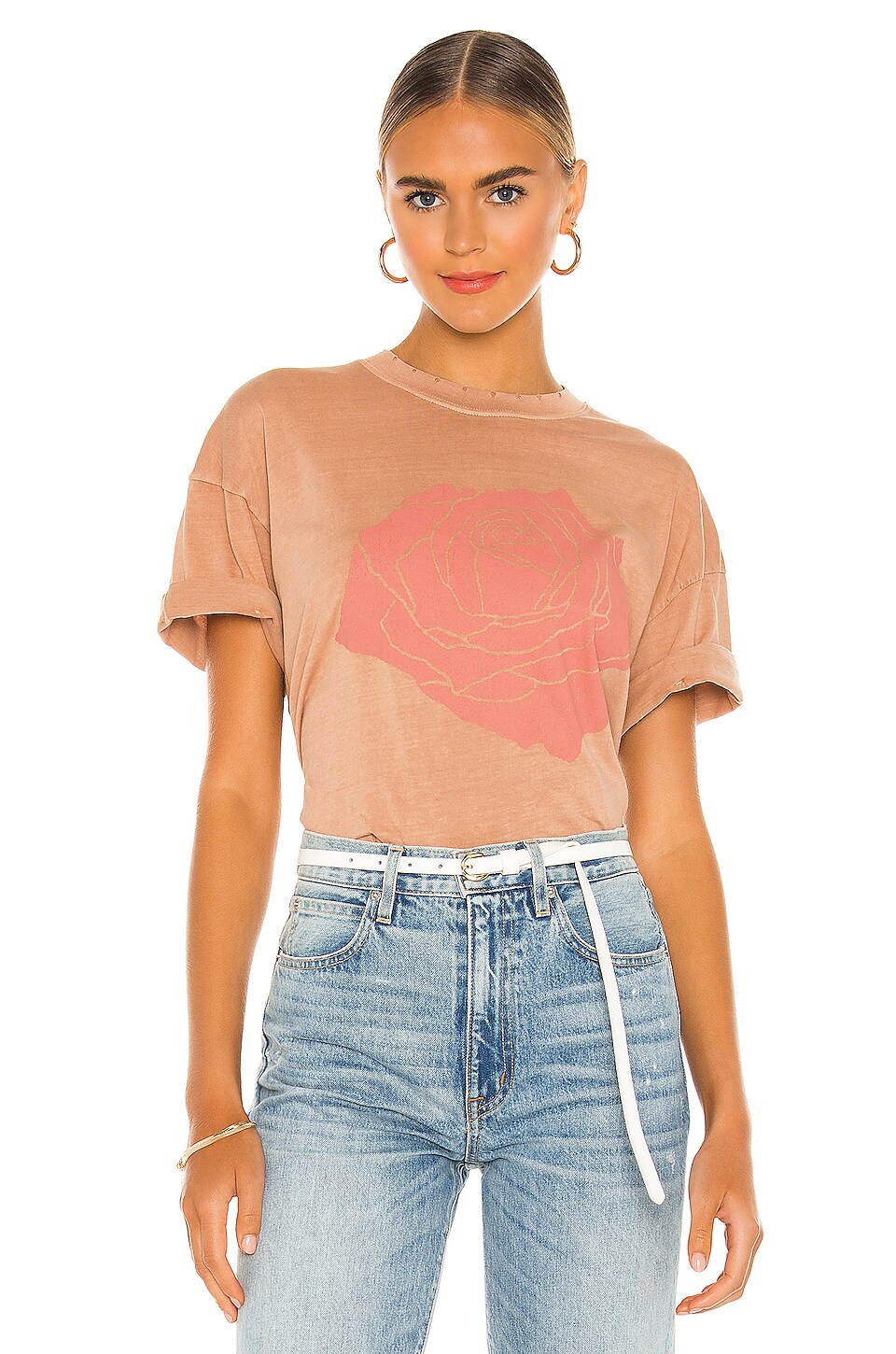Girl Dangerous Rose Tee in Clay REVOLVE