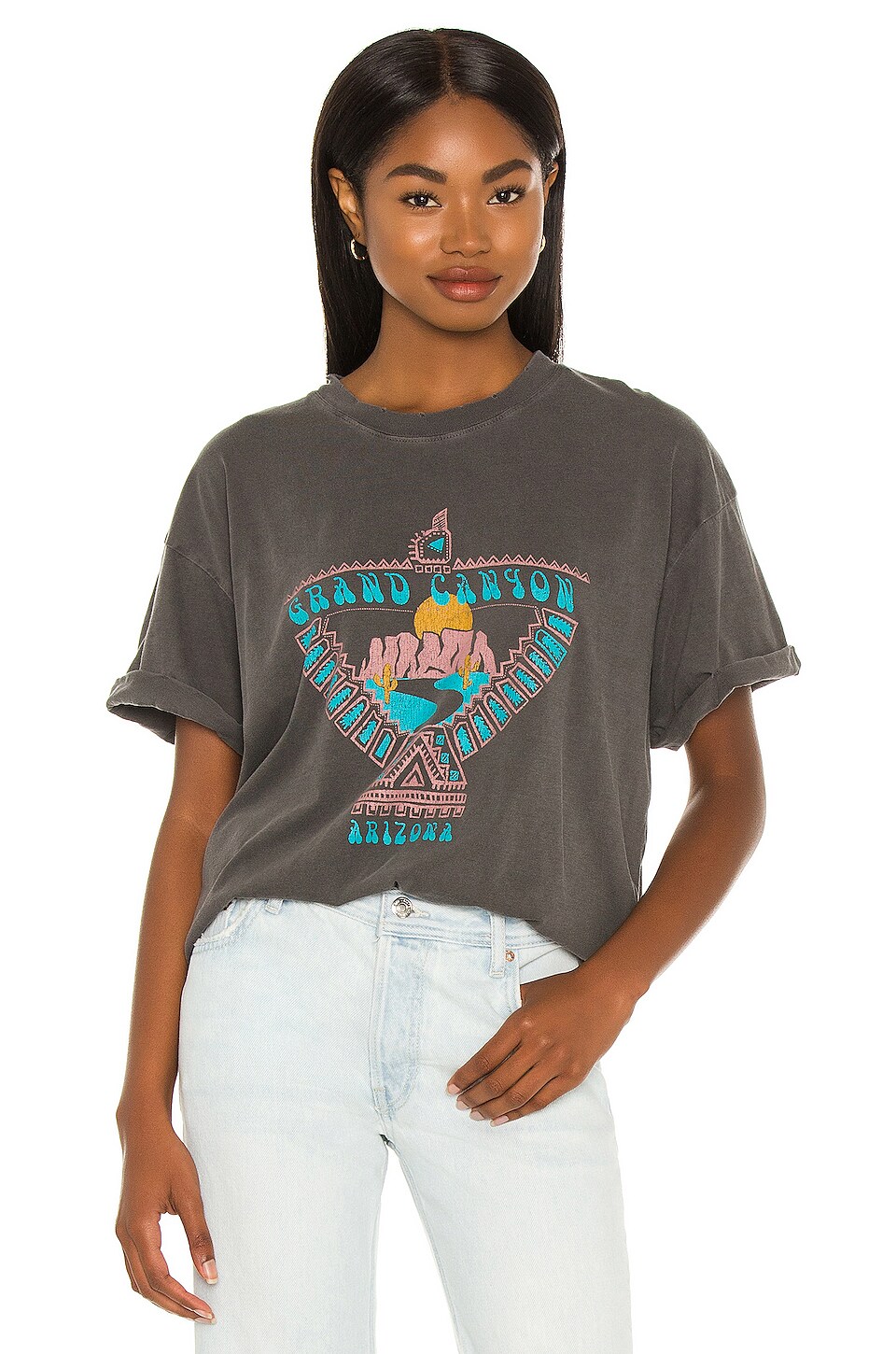 Girl Dangerous Grand Canyon Tee in Vintage Black | REVOLVE