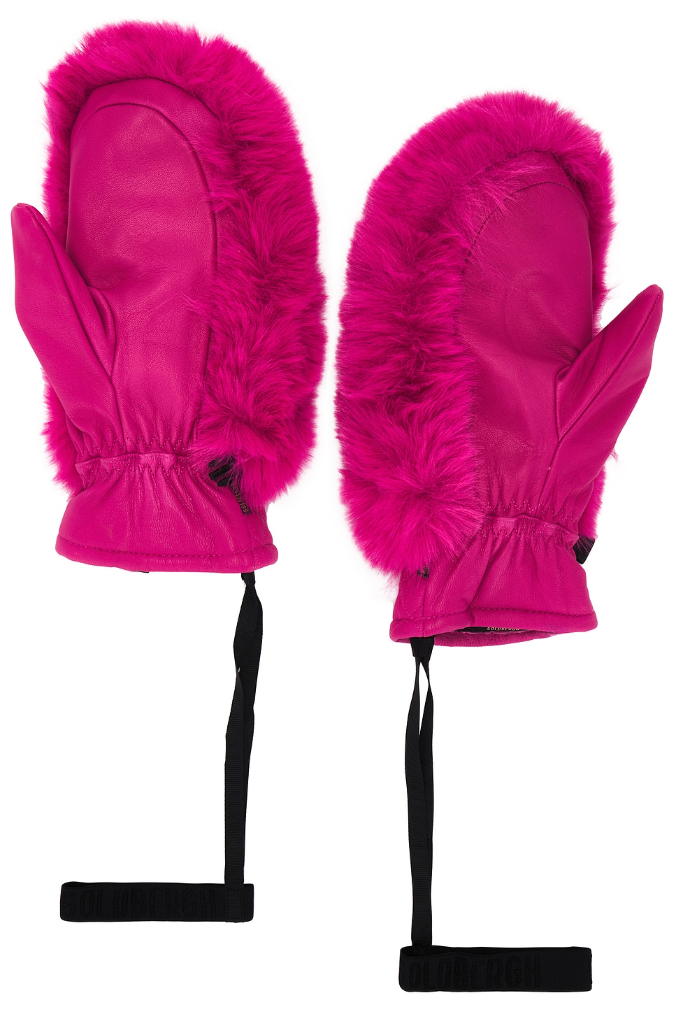 Hill Faux Fur Mittens - Thumbnail 2