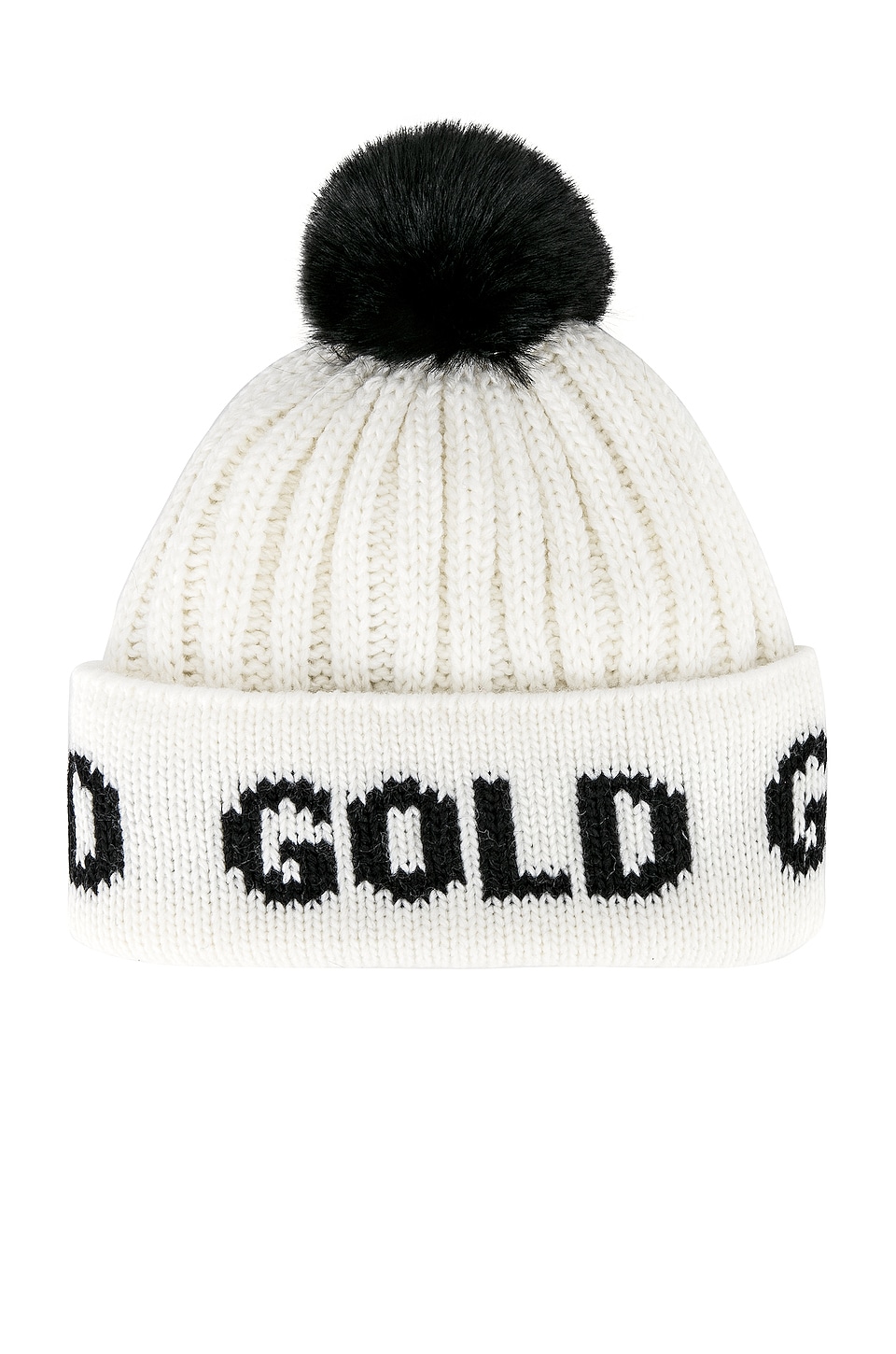 Goldbergh Hodd Faux Fur Beanie in White