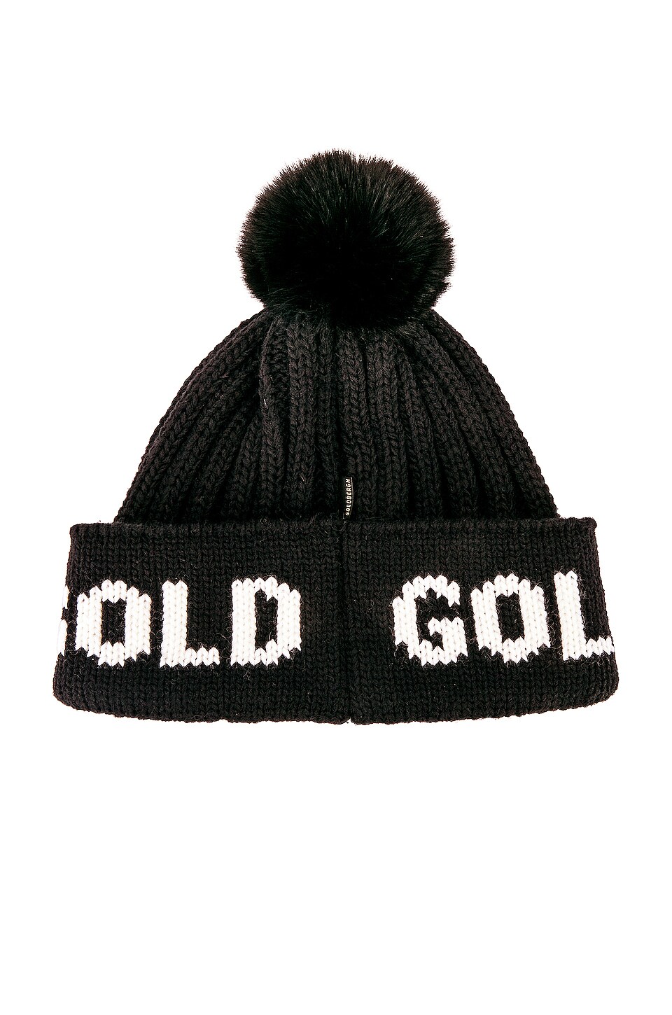 Goldbergh Hodd Faux Fur Beanie Black Cream White Furry Faux Fur Ski Jacket – Gorsuch main image 4