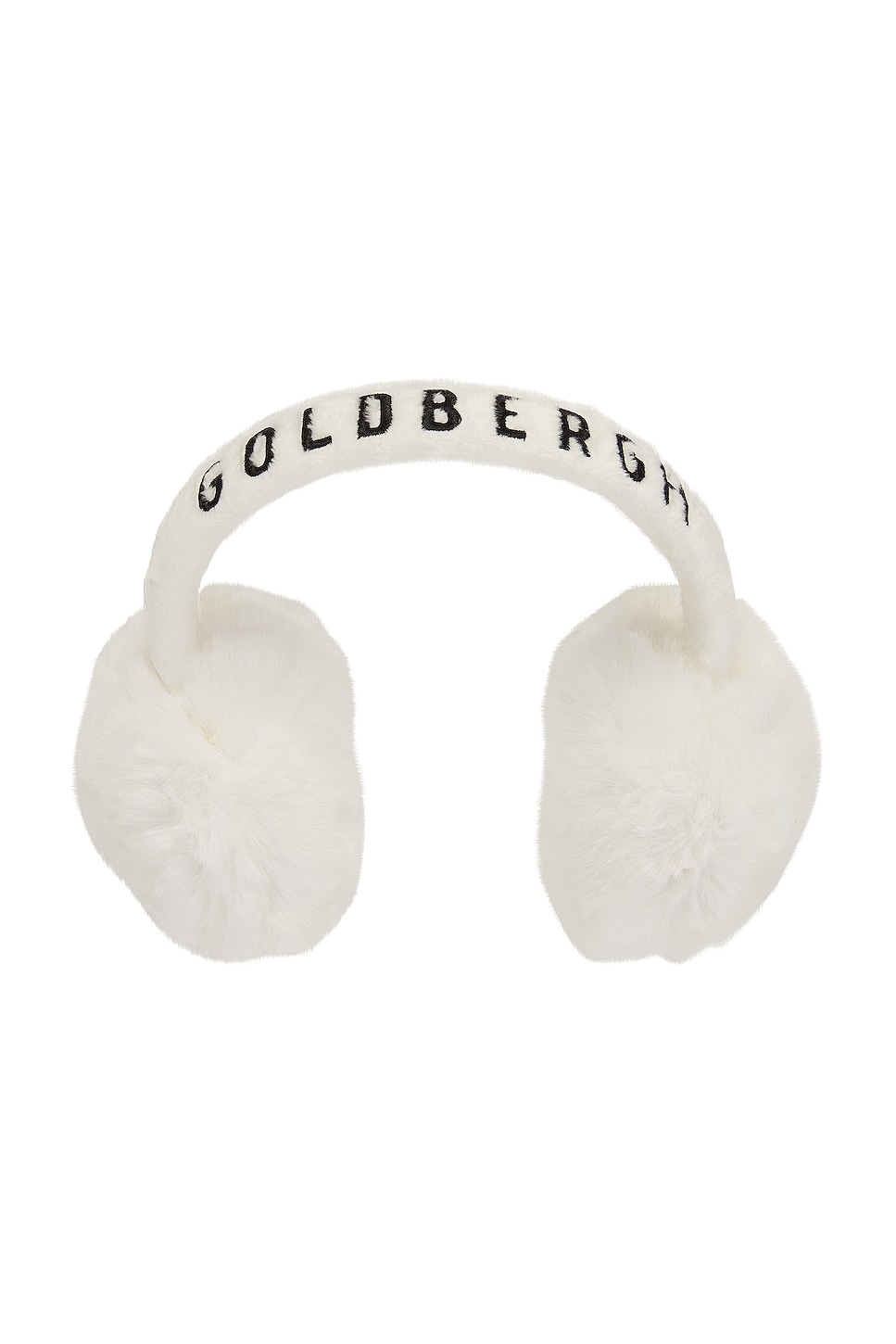 Goldbergh Fluffy Ear Warmers in White | REVOLVE display picture 3